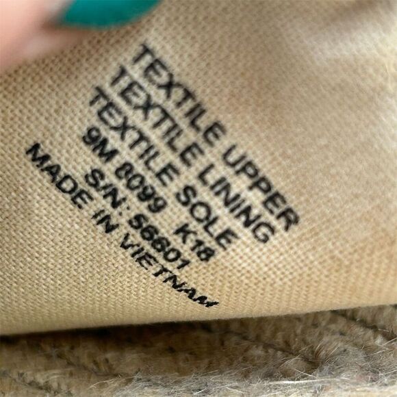 Tory Burch Women's White Cream Espadrille Wedge Sandals Size 9 Summer Casual - Picture 12 of 12